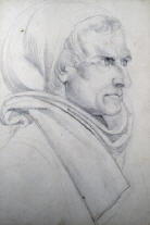 Johann Heinrich Fuseli, Head of a Transtiberine