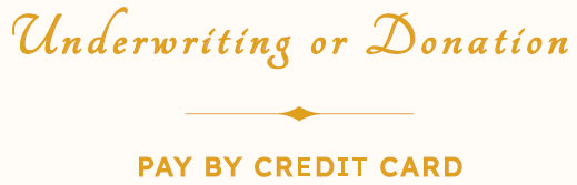 Underwriting for Art of the Table Pay by Credit Card